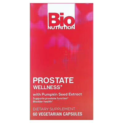 Bio Nutrition Prostate Wellness With Pumpkin Seed Extract 60 Vege Capsules