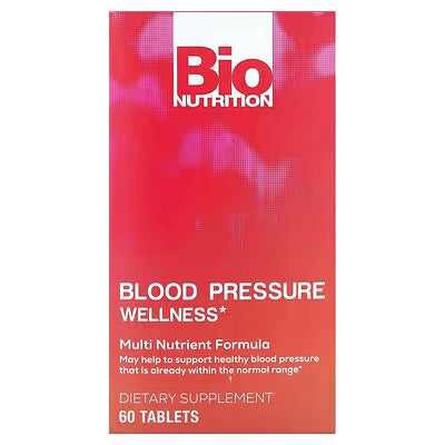 Bio Nutrition Blood Pressure Wellness 60 Tablets