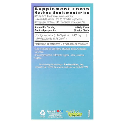 Bio Nutrition Pre-Biotic 60 Veg Capsules