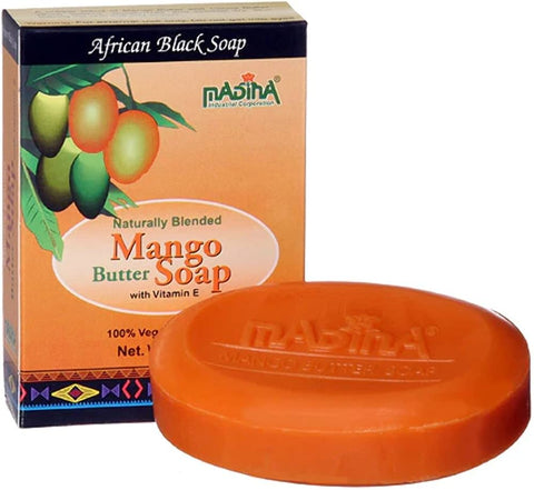 Madina Honey & Almond soap 3.5oz and Mango Butter soap Combo (Pack of 2)
