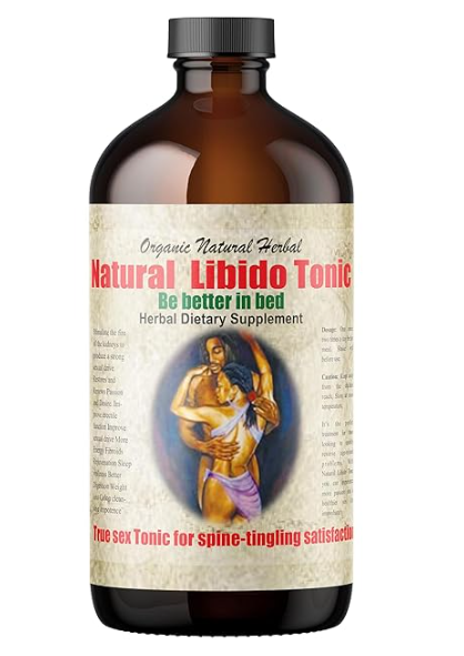 Herboganic Natural Libido Tonic, Herbal Dietary Supplement 16oz.
