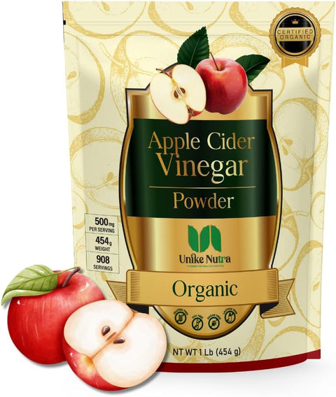 Unike Nutra 100%Organic Apple Cider Vinegar Powder
