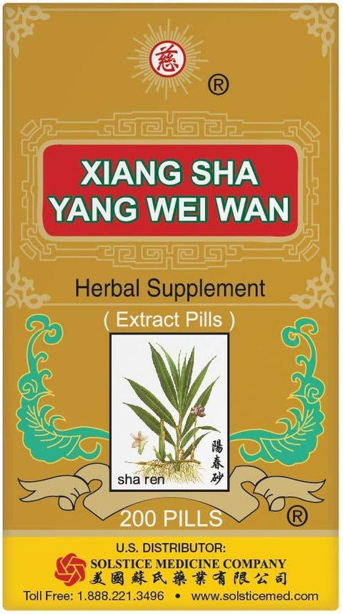 Solstice Brand Xiang Sha Yang Wei Wan 200 Pills