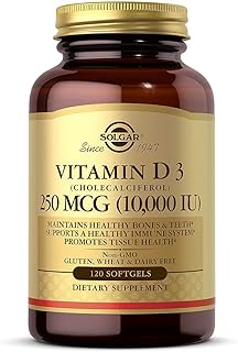 Solgar - Vitamin D3 (Cholecalciferol), 250 mcg, 10,000 IU, 120 Softgels