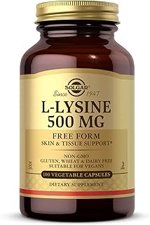 Solgar L-Lysine 500 mg 100 Vegetable Capsules