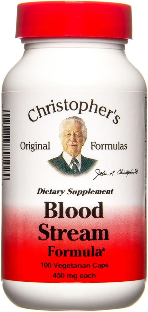 Christopher's Blood Stream Formula 100 Veg Caps (EXP:09/2025)