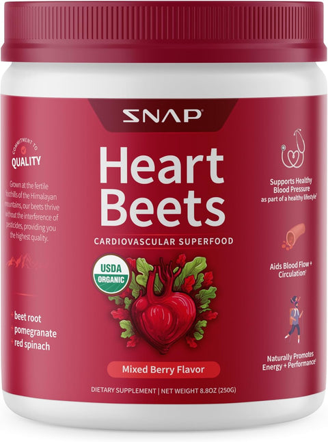 Snap Heart Beets Cardiovascular Superfood 8 oz