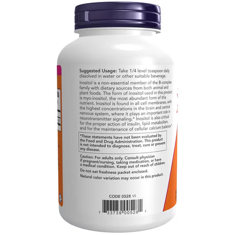 Now Foods, Inositol Powder, 8 Oz
