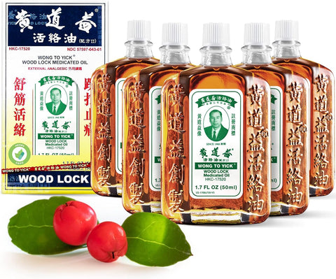 Wong to Yick - Wood Lock Medicated Oil 1.7 Fl Oz