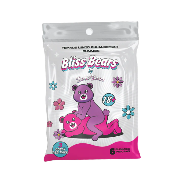 Bliss Bears By Boner Bears Female Enchancement 6 Gummies