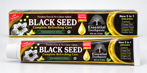 Essential Palace Black Seed Organic Fluoride-Free Toothpaste 6.5oz (Pack of 2)