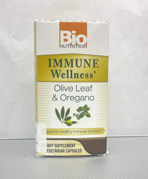 Bio Nutrition Immune Wellness With Olive Leaf & Oregano 60 Veg Capsules