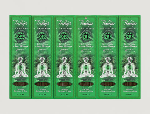 Pradhuji's Chakra Stick 10 Incense (6 Pack)