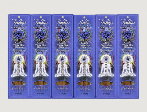 Pradhuji's Chakra Stick 10 Incense (6 Pack)