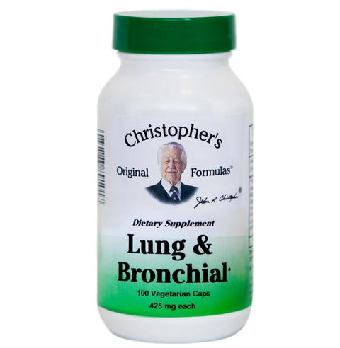 Christopher's Lung and Bronchial 100 Vegetarian Caps (EXP:09/2025)