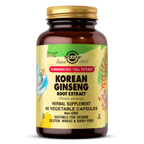 SOLGAR SFP KOREAN GINSENG ROOT EXTRACT VEGETABLE CAPSULES