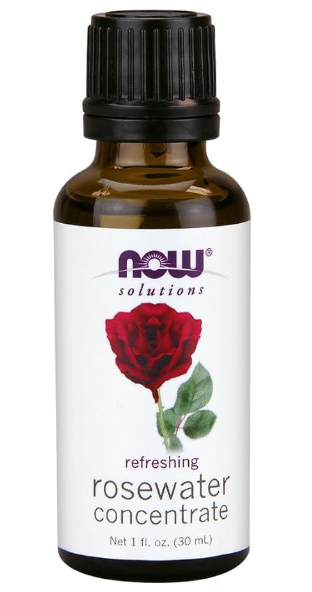 NOW Solutions, Rosewater Concentrate, Refreshing, Multi-Purpose Oil, Potpourri Scent, 1-Ounce