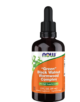 Now Foods Fresh Green Black Walnut Wormwood Complex, 2-Ounce