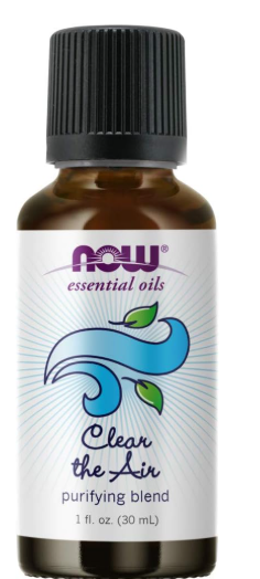 NOW Clear The Air Essential Oil Blend, 1-Ounce