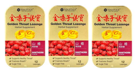 Solstice Golden Throat Hawthorn Lozenges
