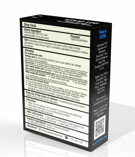 Stud 100 Male Genital Desensitizer Spray 13ml.pack of 2