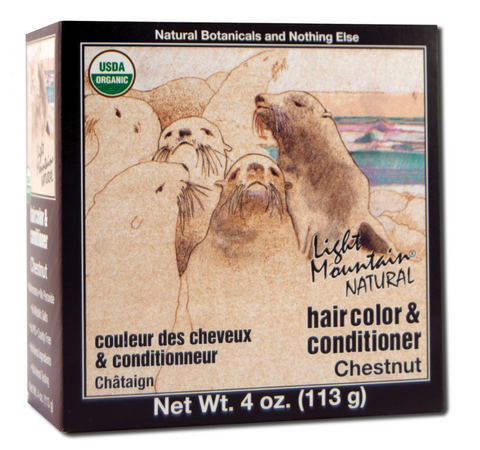 Light Mountain Natural -Henna Hair color & conditioner 4oz.