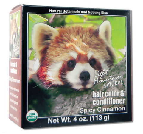 Light Mountain Natural -Henna Hair color & conditioner 4oz.