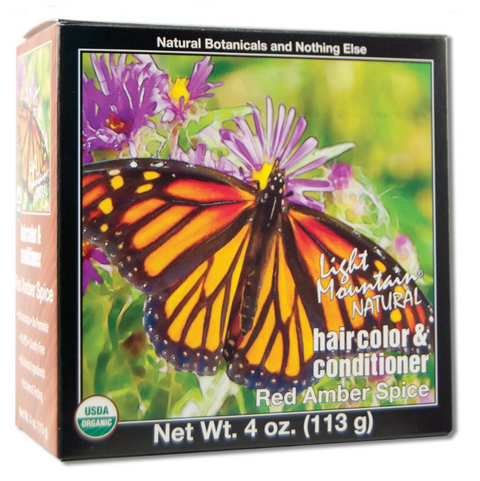 Light Mountain Natural -Henna Hair color & conditioner 4oz.