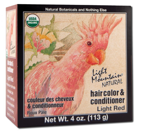 Light Mountain Natural -Henna Hair color & conditioner 4oz.