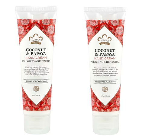Nubian Heritage Hand Cream 4fl oz (Pack of 2)
