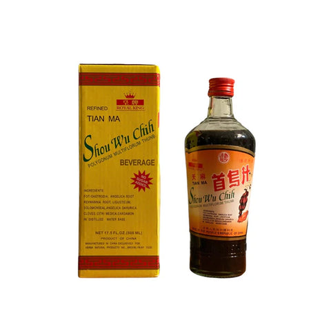 Royal King - Shou Wu Chih Beverage(Hair Growth & Anti-aging) 17.5 oz