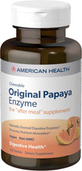 American Health Chewable Multi-Enzymes, Original Papaya, 250 Count