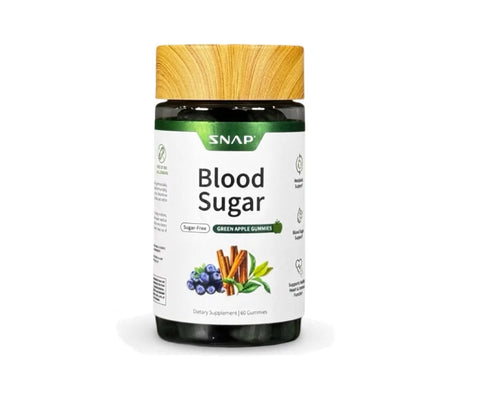 Snap Blood Sugar Green Apple Flavor 60 Gummies