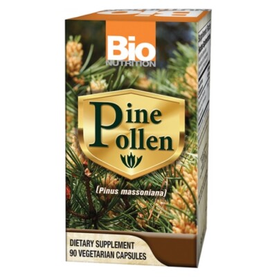 Bio Nutrition Pine Pollen (Pinus massoniana) 90 Vege Capsules