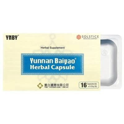 Yunnan Baiyao Capsules 16 Ct By Solstice