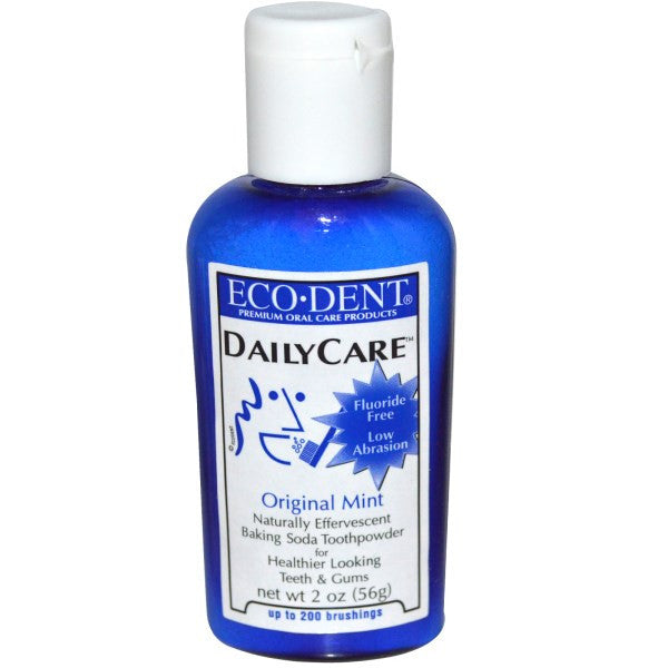 Eco-Dent Daily Care Toothpowder Original Mint Fluoride Free 2 oz