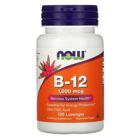 NOW Foods B-12 1000mcg, 100 Lozenges