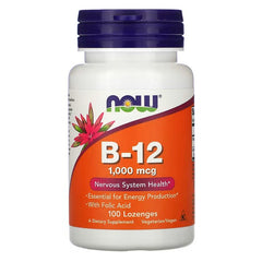 NOW Foods B-12 1000mcg, 100 Lozenges