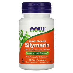 Now Foods Silymarin 2x 300mg, Veg-capsules, 50-Count