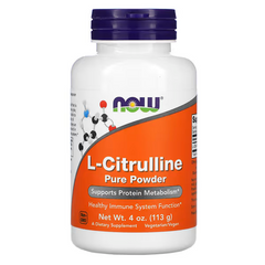 NOW Foods L-Citrulline Powder, 4 oz