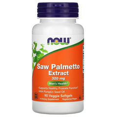 NOW Foods Saw Palmetto Extract 320 mg, 90 softgels