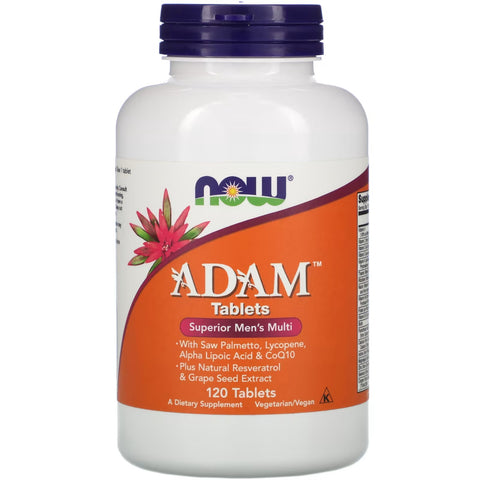 NOW Foods, ADAM Superior Men's Multivitamin, 120 Tablets