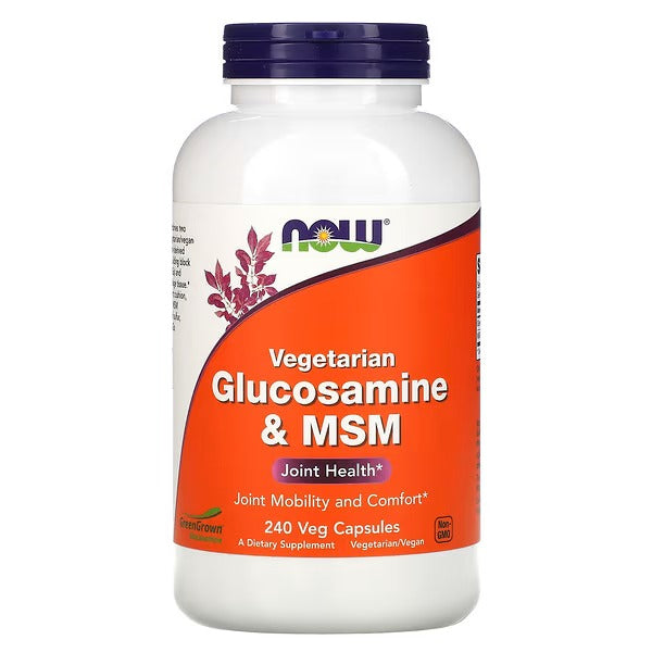 NOW Foods Vegetarian Glucosamine & MSM 240 Veg-caps