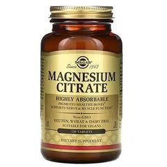 Solgar Magnesium Citrate, 120 Tablets