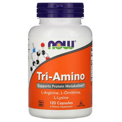 NOW Foods Tri-Amino, 120 Capsules