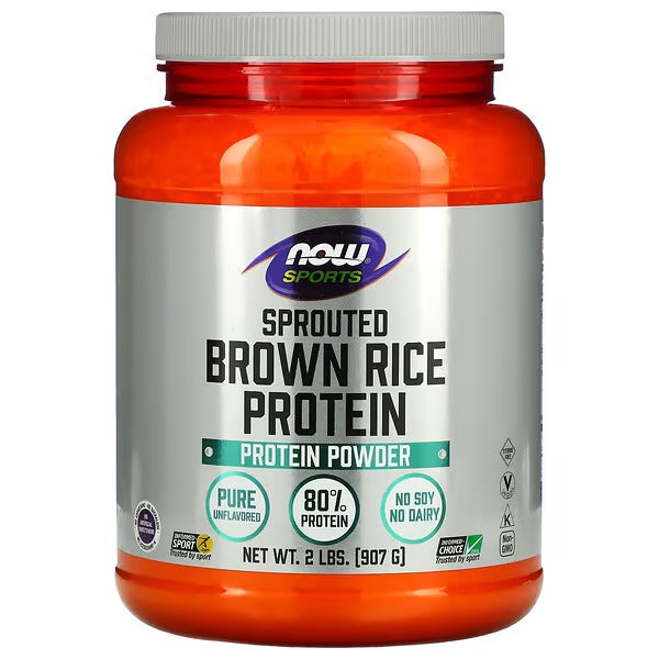 Now Foods Sprouted Brown Rice Protein, 2 Pound