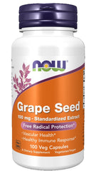 NOW Foods Grape Seed Anti 100mg, 100 Vcaps