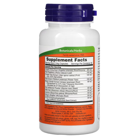 NOW Foods Menopause Support, 90 Capsules