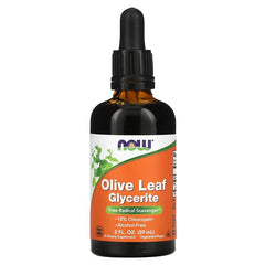 NOW Foods Olive Leaf Glycerite 18% Oleuropein , 2 ounce