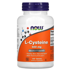 NOW Foods L-Cysteine 500mg, 100 Tablets